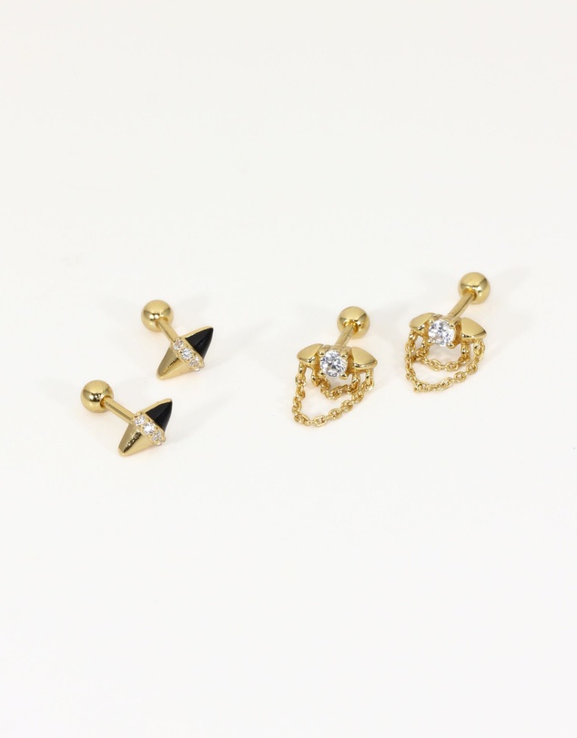 Jackie Mack - Alpha Barbell Studs