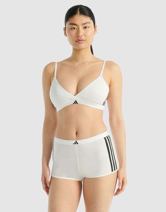 adidas Sportswear - Active Essentials Cotton 3 Stripes Triangle Wrap Bralette