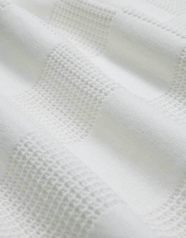 Calibre - Grid Stitch Polo White