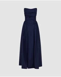 Shona Joy - Celeste Strapless Panelled Maxi Dress