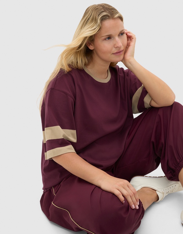 Seed Heritage - MD Cotton Contrast Boyfriend Tee