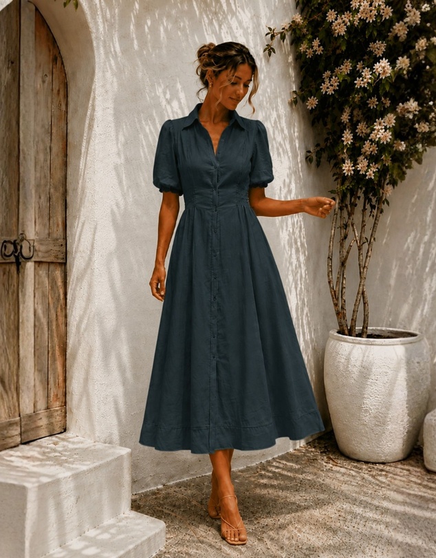 Esther & Co - Neriessa Dress - Shadow Pines