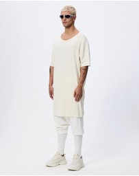Surrounded By Ghosts - The Molybdenite Oversized Extra Long Cotton Rib T-Shirt