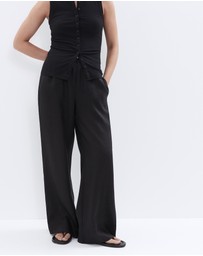 UNISON - Essential Linen Wide Leg Pant