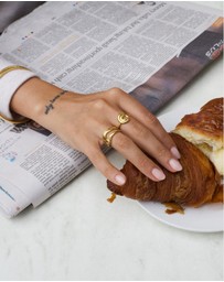 HOUSE OF SLANI - Organic Spiral Gold Ring