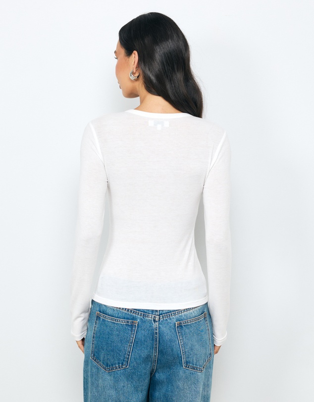 AERE - Maya Henley T-Shirt