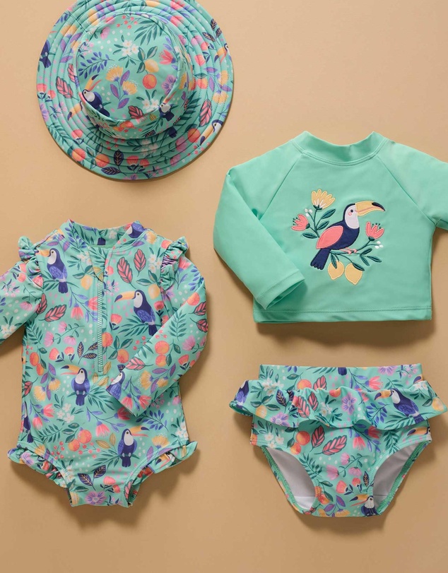 Purebaby - Broad Brim Swim Hat- Kids-Babies