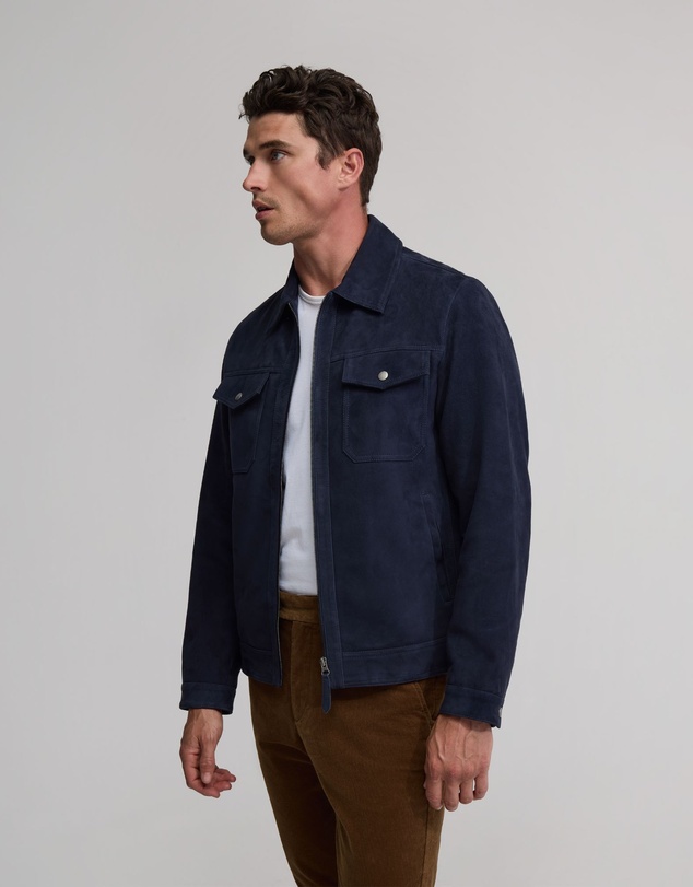 Oxford - Suede Trucker Jacket
