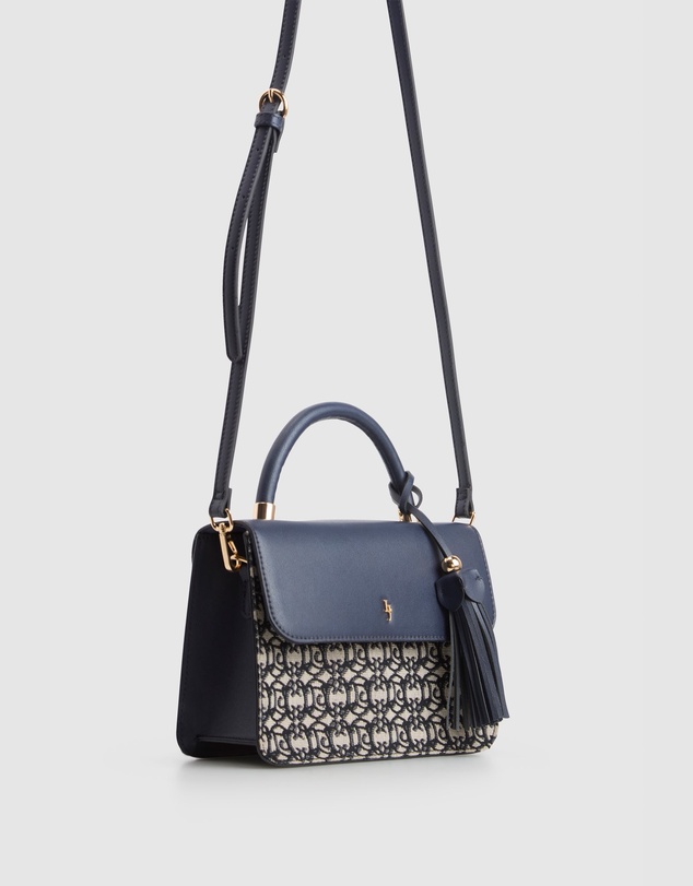 Laura Jones - Mara Jacquard Top Handle Bag