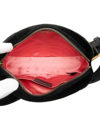 Pre-Loved by Azura Reborn - Pre-Loved GG Marmont Matelasse Velvet Belt Bag