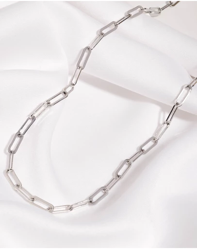 Wanderlust + Co - Harper Silver Chain Necklace