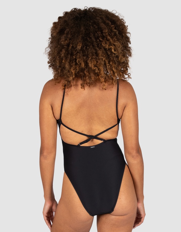 Baku Swimwear - Rococco Deep V Neck Cheeky One Piece Swimsuit