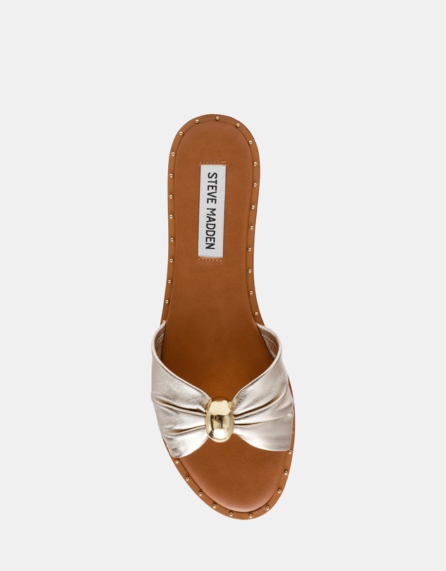 Steve Madden - Dipsy-Cn Gold Sandals