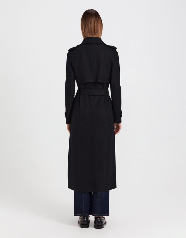 SABA - Karla Wool Longline Trench Coat