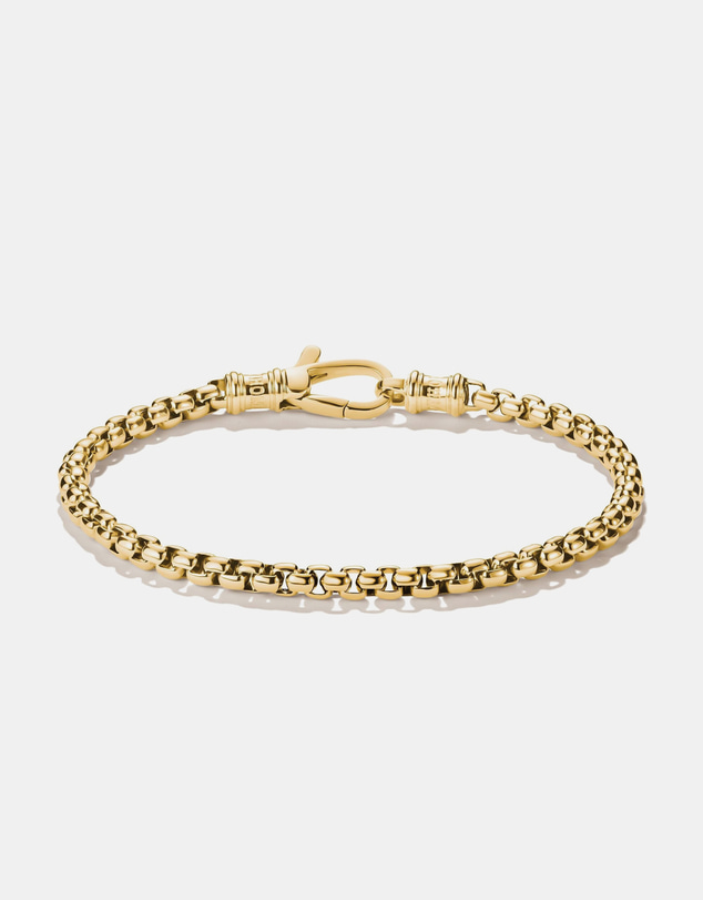 THOMAS SABO - Gold-Tone Stainless Steel Box Chain Bracelet 4mm