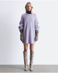 & Other Stories - Kitten Heel Leather Knee Boots