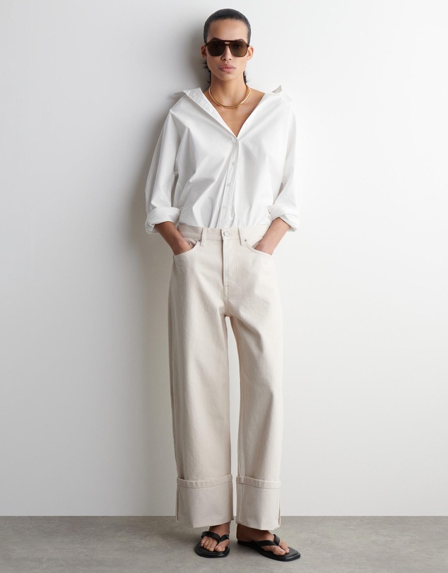 COS - Facade Turn-Up Straight-Leg Jeans