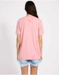 ONE TEASPOON - Caribbean Boyfriend Tee - Pink