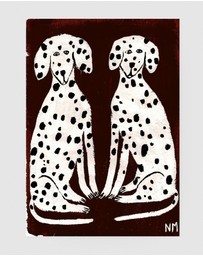 Inka Arthouse - Two Dalmatians by Nancy McKie