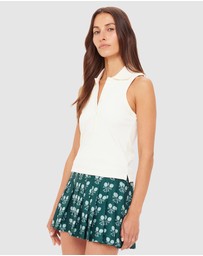 The Upside - Courtship Henri Collared Top