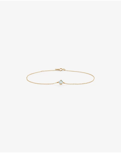 Michael Hill - Bracelet with Aquamarine in 10kt Yellow Gold