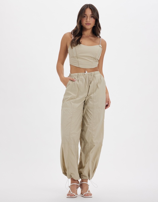 Dazie - Wish You Were Here Cargo Corset Top