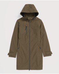 Seasalt - Seasalt Cornwall Green Coverack Waterproof Coat