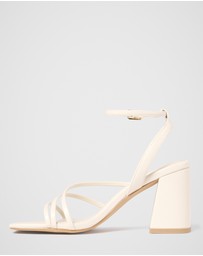 Forever New - Beth Block Heel Asymmetrical Sandals