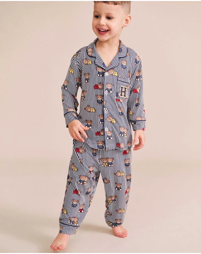 Huxbaby - Sleepy Hux Stripe PJ Set - Babies-Kids