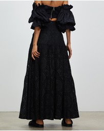 Asilio - Linen Broderie Skirt