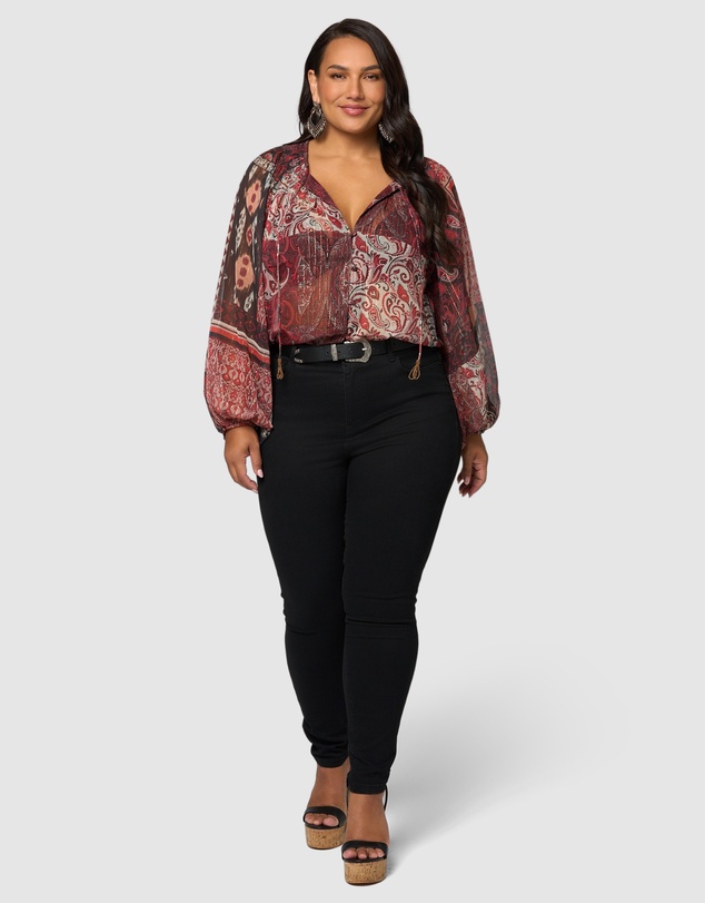 The Poetic Gypsy - Aurora Drift Blouse