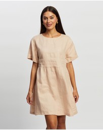 White By FTL - Zavi Linen Dress