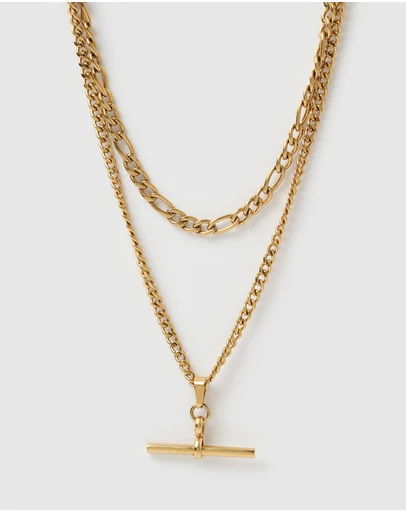 Arms Of Eve - Marcella Double Stack Gold Necklace