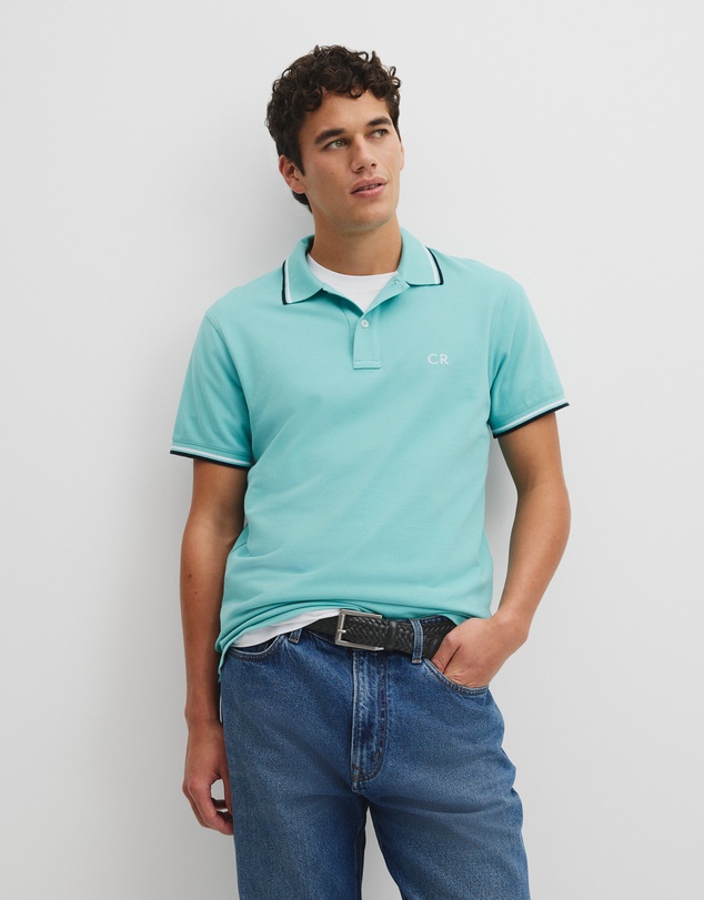 Country Road - Australian Cotton Cr Logo Pique Polo