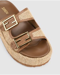 Siren - Aphrodite Woven Flatforms