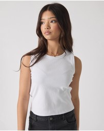 Decjuba Kids - Harper Logo Tank - Kids-Teens