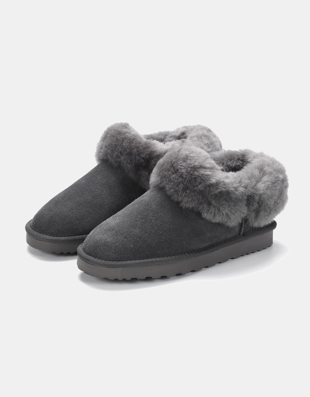 AusWooli Ugg Boots - Coogee Sheepskin Cozy Ankle Slippers