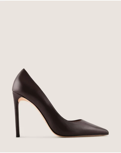 Shelly Shen - Tate High Heel Pumps Brown Leather