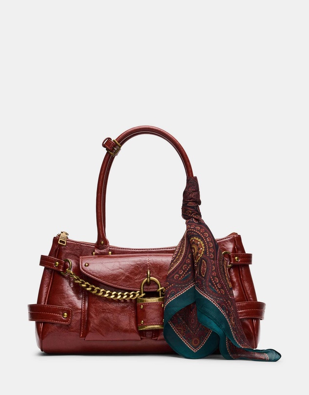 Steve Madden - BSavanah Rust Satchel Bag