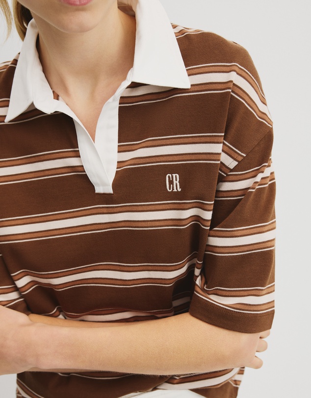Country Road - Stripe Rugby Polo