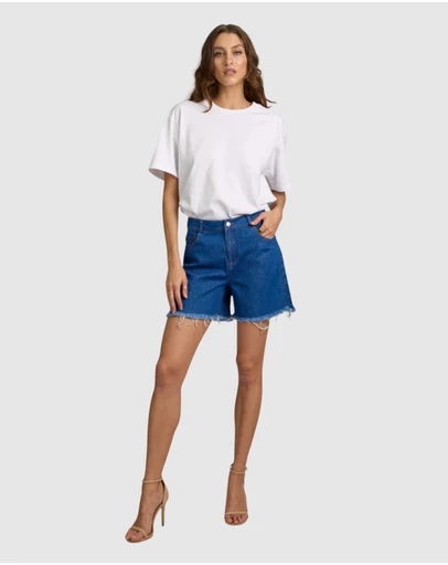 Honey and Beau - Luca Denim Shorts