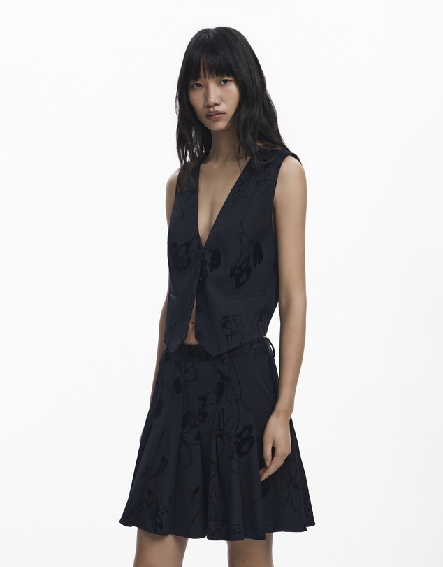 Desigual - Tailor Flocked Vest