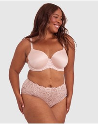 Bras N Things - Audrey Full Brief Knicker - Blush Pink