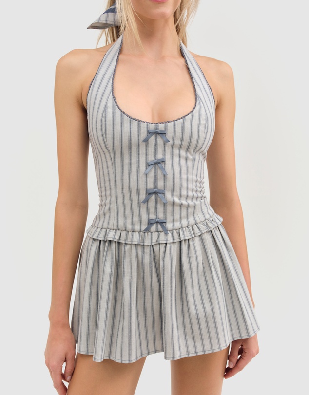 For Love & Lemons - Janice Halter Mini Dress