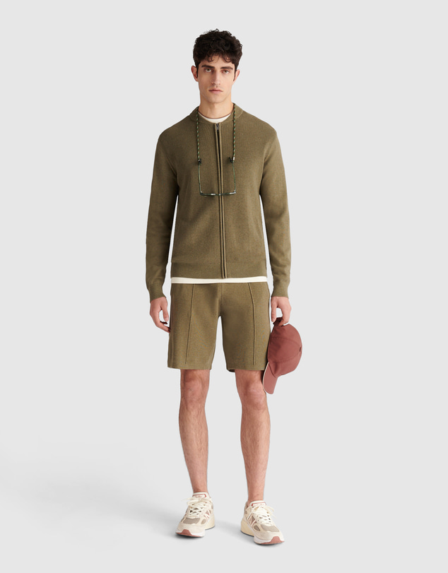 Peckham Rye  - Peckham Rye Knitted Bomber Zip Up