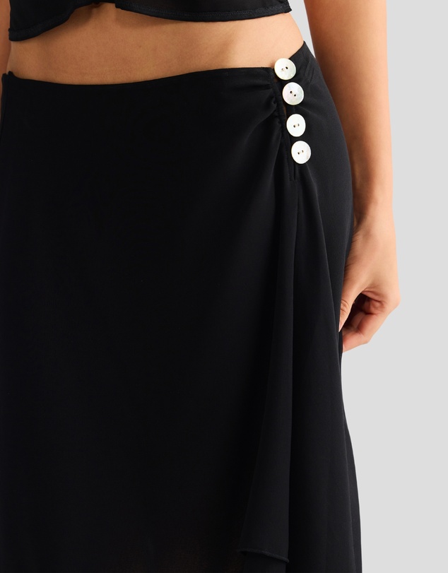 Vacay Swimwear - Aurelia Skirt Black