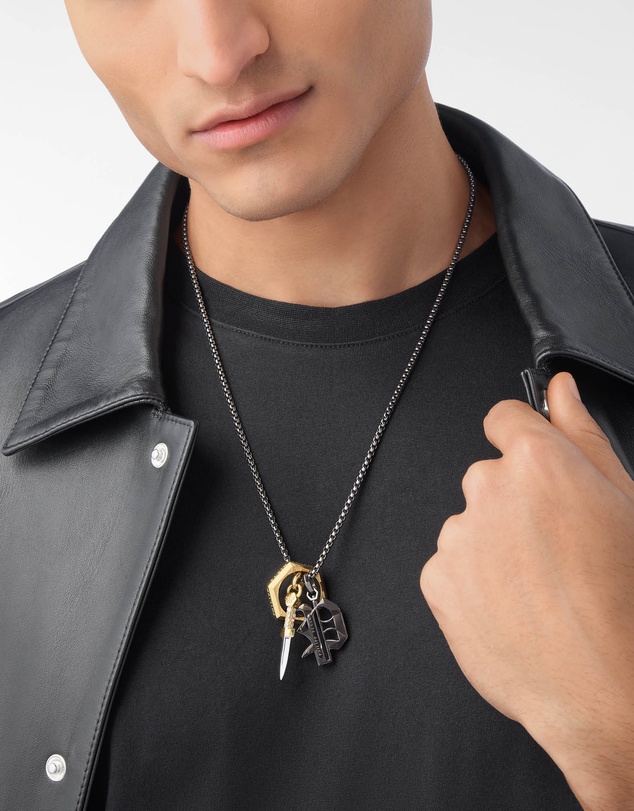 Philipp Plein - Plein Valentine IP Gun Necklace