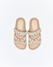 Walnut Melbourne - Paxon Leather Slide