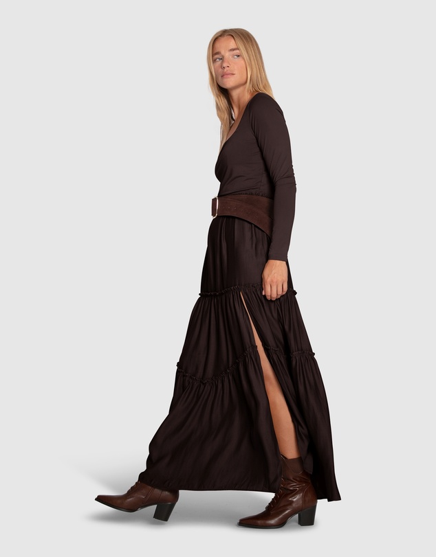 Belle & Bloom - Let Me Love You Tiered Maxi Dress