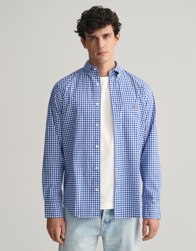 Gant - Regular Fit Gingham Poplin Shirt